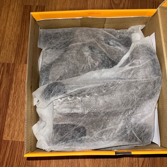 Taupe Tie Booties - Picture 6 of 7